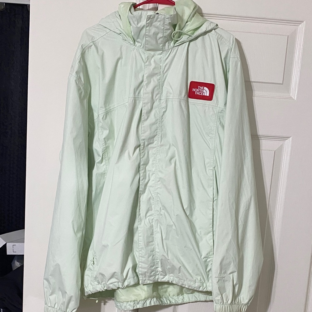 The North Face Mint Green Hooded Jacket